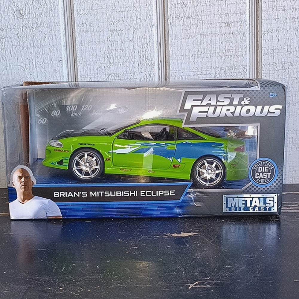 Jada Toys Fast & Furious Metals Die Cast Brian's Mitsubishi Eclipse